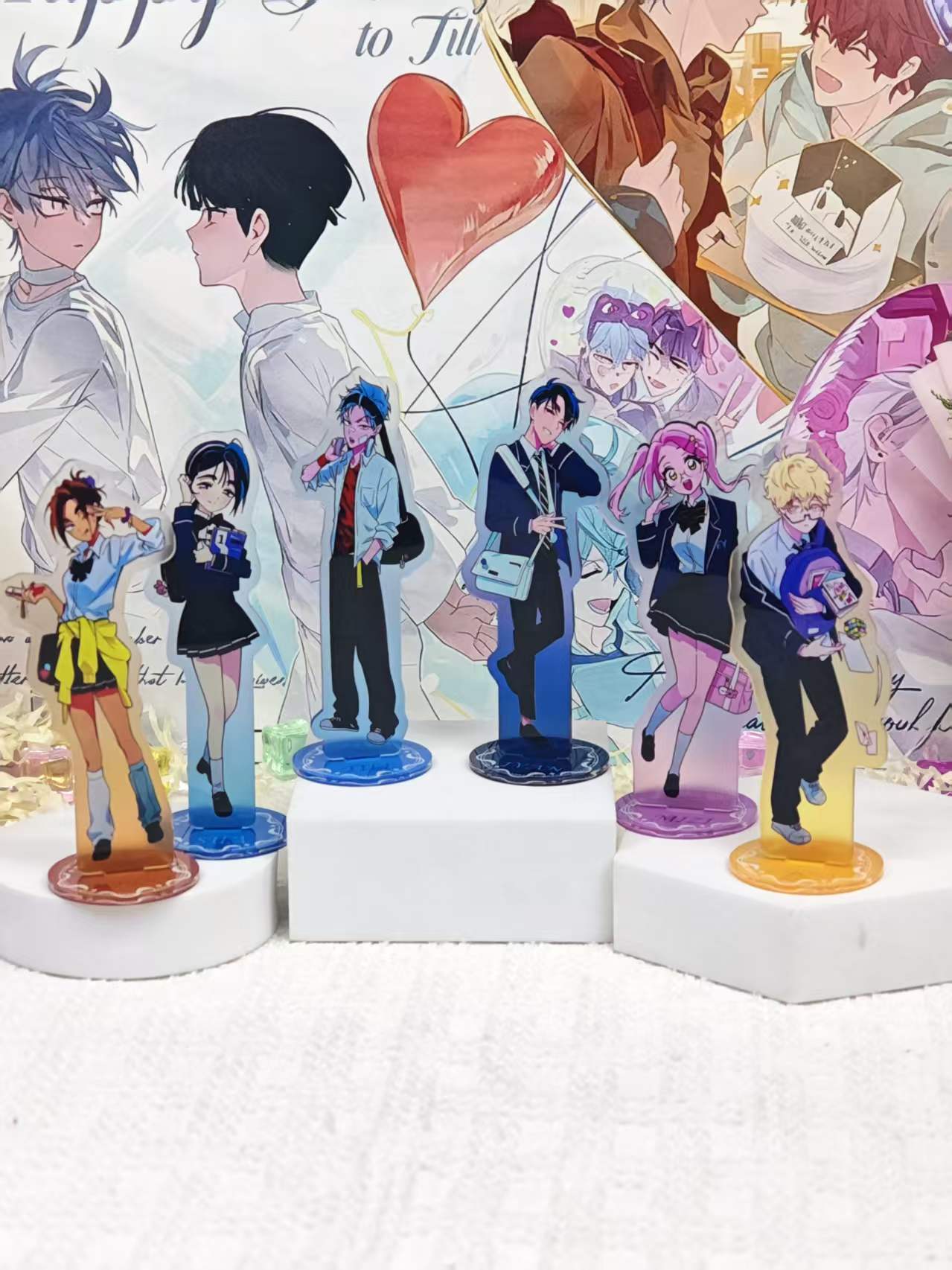 Anime Merchandise Collection - Conjunto de suportes de acrílico Alien